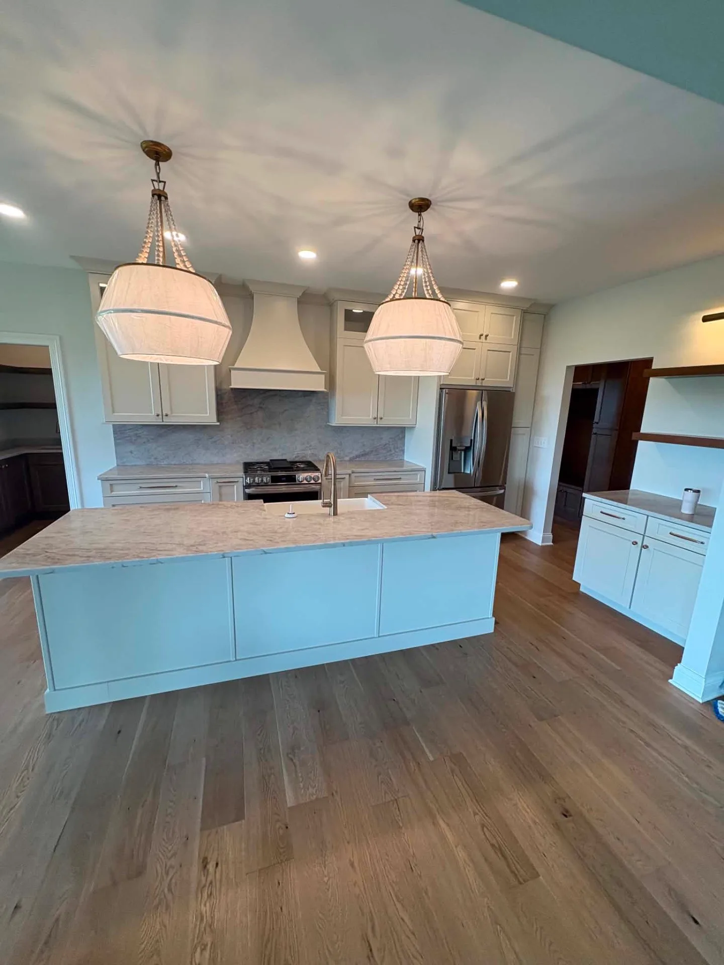 The White Selection — Finished White Kitchen installed by Howard's Cabinet Installation