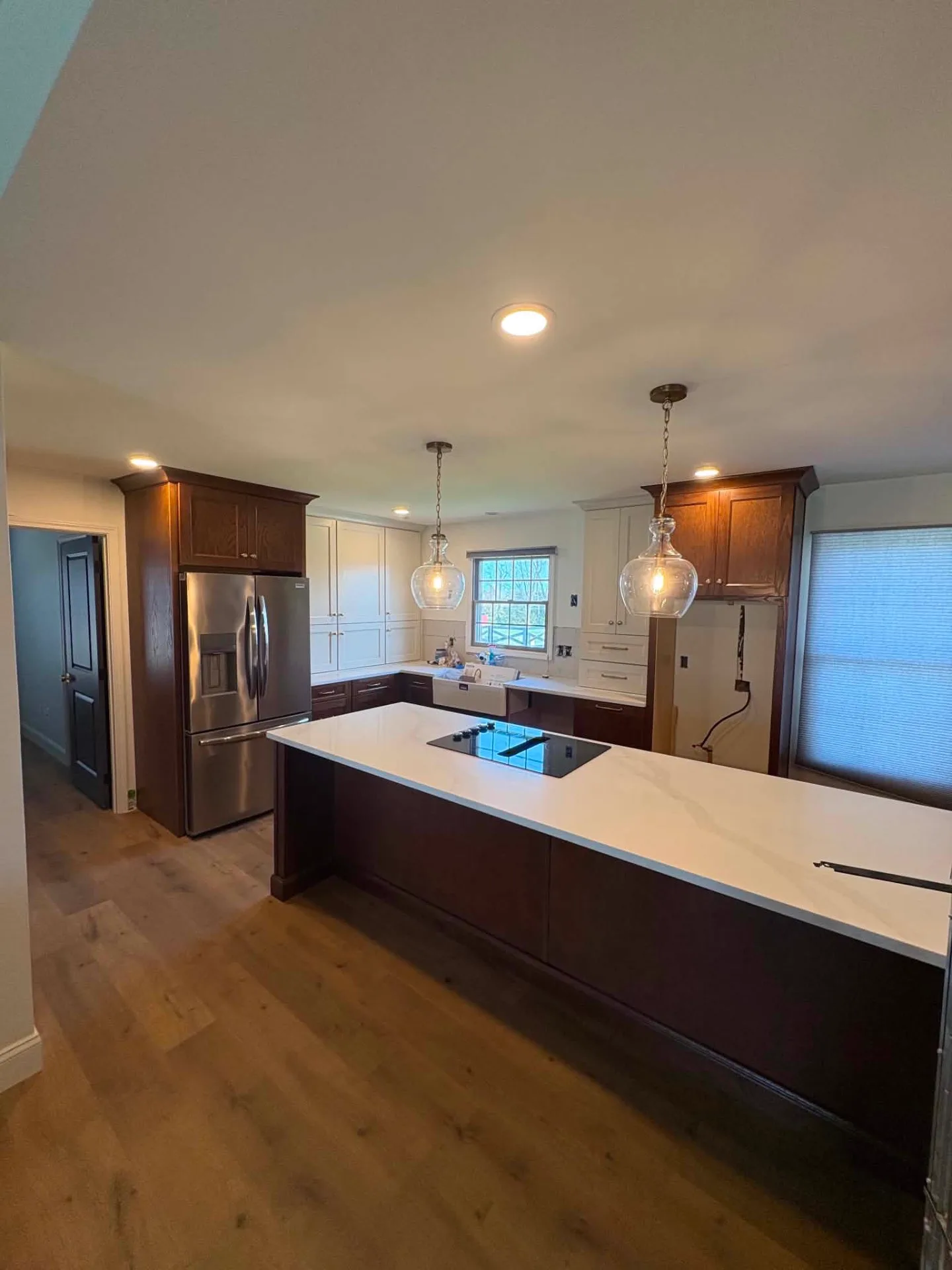 Coco Kitchen, Long View — Kitchen cabinetry installed by Howard's Cabinet Installation